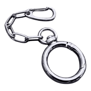 金属挂件钥匙链圆环链条配件潮流个性钥匙扣装饰小众精致钥匙圈环