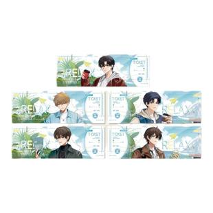 全职高手 海边咖啡厅色纸 镭射票 叶修黄少天王杰希周泽楷 动漫