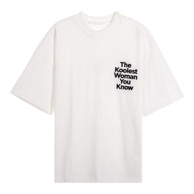 YCH服饰夏季字母短袖上衣