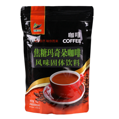 1kg三合一焦糖玛奇朵商用咖啡粉