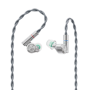 竹林鸟鹰隼Z5入耳式圈铁有线HiFi耳机一圈两铁高解析发烧友高保真