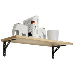 厕所墙上置物架承重力强墙壁三角支架托架墙面悬空搁板挂墙免打孔