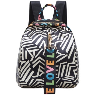 双肩背包女小包牛津布女士背包双肩2025新款可单肩多用尼龙包小巧