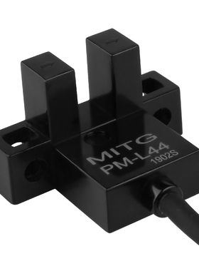 U型槽型光电开关PM-L44感应开关L型原点限位传感器NPN常开常闭24v