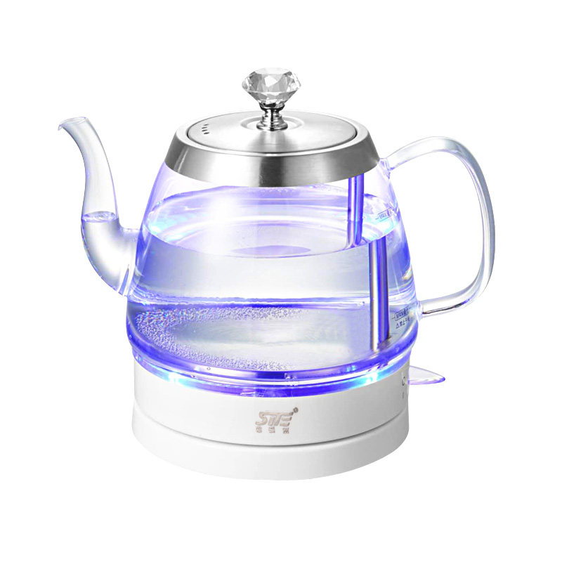 思奈尔玻璃烧水壶长嘴电热煮水壶家用自动断电泡茶专用透明煮茶器