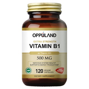 OPPULAND维生素b1高含量500mg硫胺素舒缓神经vb1正品官方旗舰店