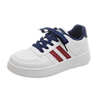 人本官方店2026新款小白鞋情侣厚底女款增高显腿长不累脚休闲板鞋