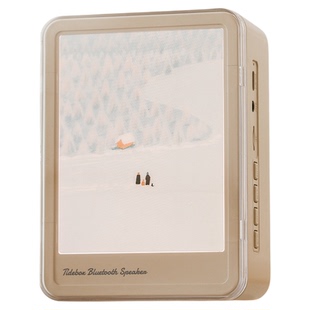 汐匣灯光画蓝牙音响相框生日礼物小音箱桌面摆件高级氛围感情人节