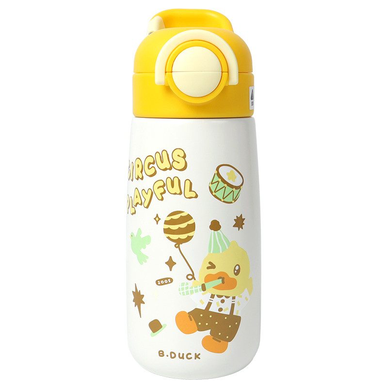 B.Duck双饮手提儿童保温杯500ml