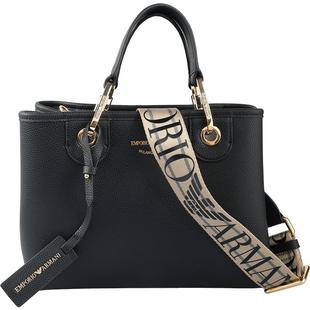 Armani阿玛尼2025新款欧美时尚潮流手提包斜挎包黑色百搭单肩包女