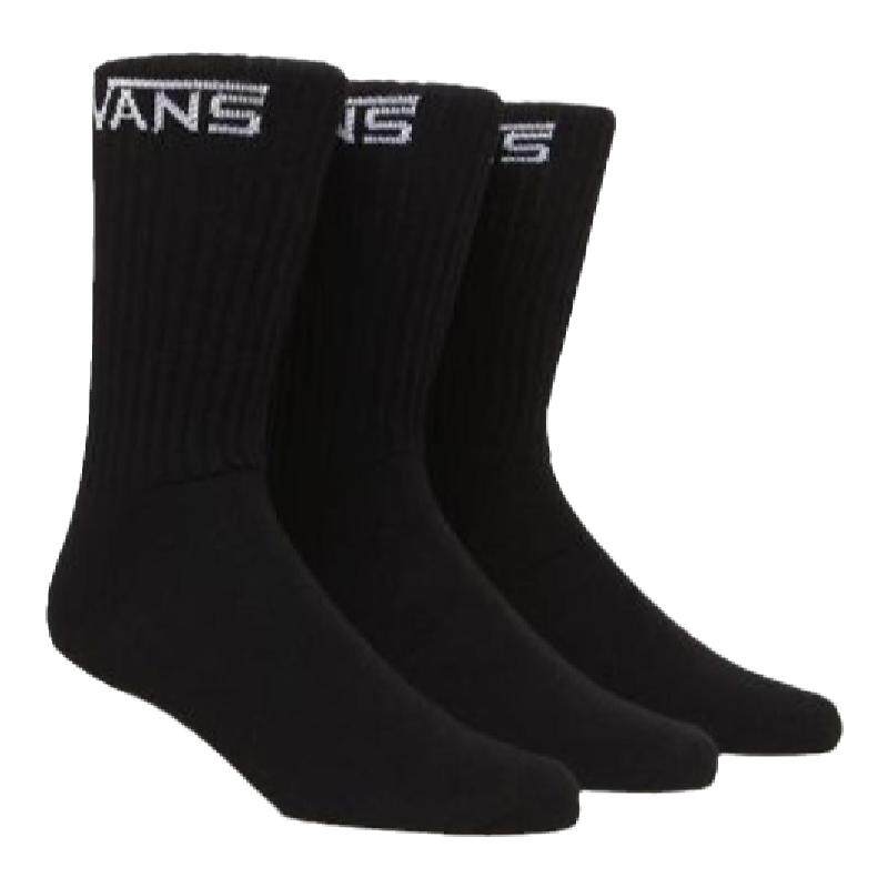 VANS范斯男袜子短筒logo纯色3双