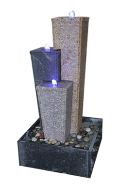 室内假山鱼池简约现代风创意装饰