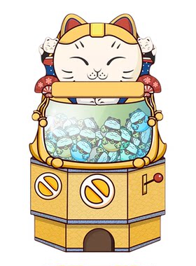 在线扭蛋机抽美女大手办盲盒