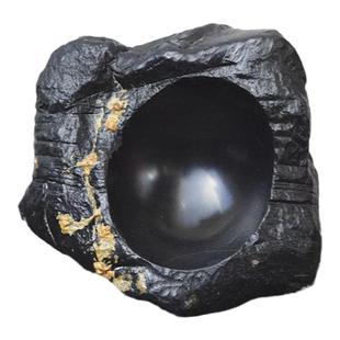 砚台天然原石灵璧石奇石随型笔舔墨海墨碟墨汁不带盖书法石头砚台