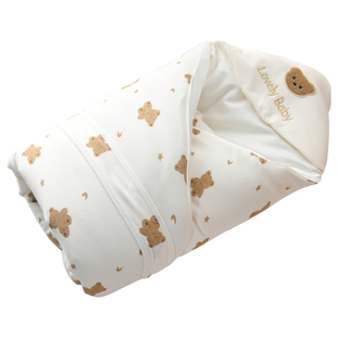 婴儿包被新生儿抱被春秋款加厚纯棉秋冬季厚款外出初生宝宝小被子