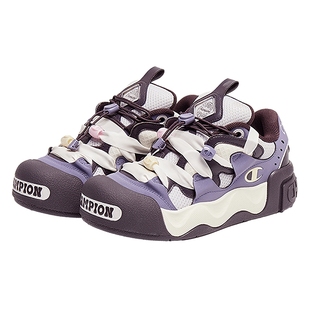 Champion冠军面包鞋2025秋冬新款女开口笑大头鞋男厚底增高休闲鞋