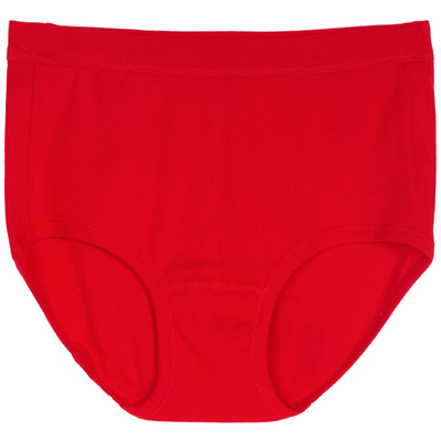 铜牛内衣女士纯棉精梳红内裤