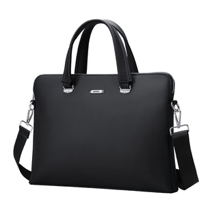 男士公文包手提商务高级感上班通勤体制内办公文件包笔记本电脑包
