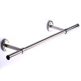 侧装晾衣杆不锈钢固定式晒衣支架外伸墙壁挂衣杆阳台晾衣架室内外