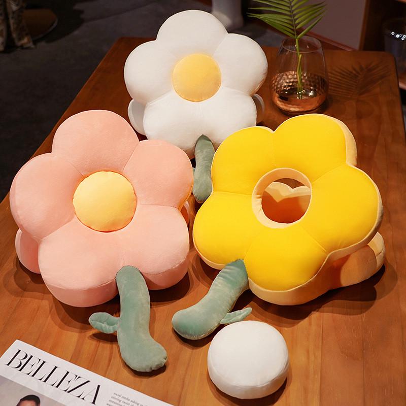 冰丝花朵午睡枕办公室午睡神器小学生桌上趴睡枕儿童教室睡觉抱枕