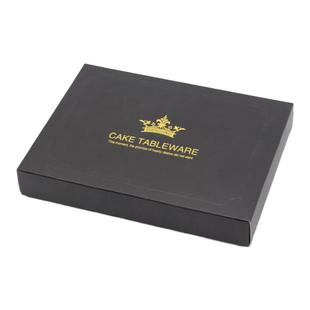 生日蛋糕刀叉盒 餐具包装盒子 纸质一次性装刀叉盘餐具盒子100个