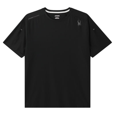 蜘蛛春夏男防晒凉感运动短袖T恤