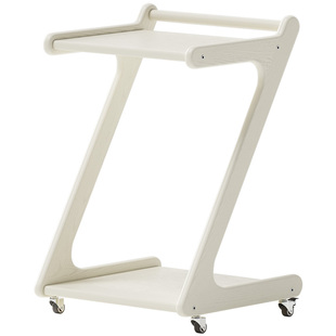 客厅收纳小推车实木移动边几沙发旁带轮收纳架家用小户型沙发边柜