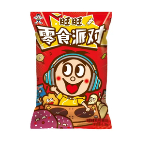 旺旺零食派对大礼包1.2kg雪饼奶糖新年儿童零食过年送礼年货春节