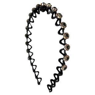 发箍女~高端水钻波浪2024新款夏天洗脸压发发卡碎发头箍发夹头饰