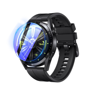 适用华为gt3保护膜gt2pro手表watch3钢化膜watchgt智能表膜42mm4表盘46全屏gtrunner新款runner女346贴膜342
