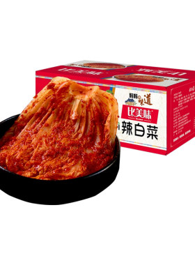 比美味东北辣白菜10斤整箱商用