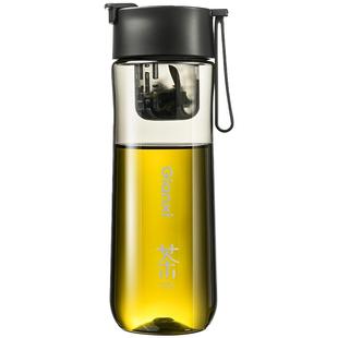 捷安玺磁弹泡茶杯茶水分离磁吸tritan水杯男士2025新款大容量水壶