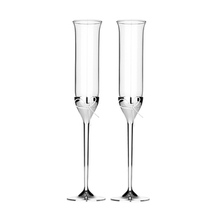 VERAWANG王薇薇香槟杯WEDGWOOD香槟对杯高脚杯爱之结结婚生日礼物