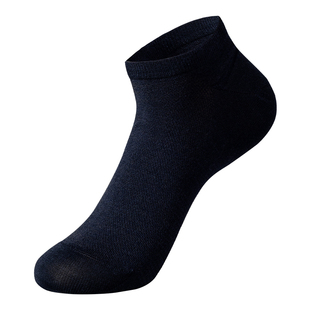 舒雅男士袜子夏季薄款AAA级抑菌透气消臭白运动浅口短口粘纤船袜