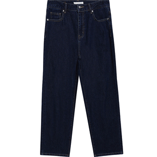 VIKTORIACHAN牛仔系列 廓形中腰休闲直筒牛仔长裤