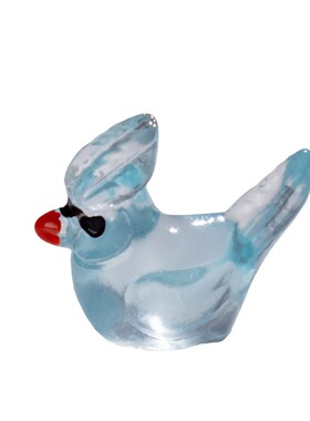 微景观夜光迷你蜂鸟树脂动物摆件