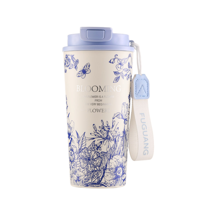 富光保温咖啡杯女生高颜值水杯2026新款教师节礼物吸管杯子水壶
