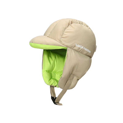 美式户外防寒保暖加厚羽绒帽子