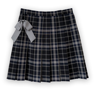 毛料半身裙JK制服中牌格裙jk学院
