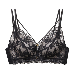 超厚平胸专用文胸加厚8CM小胸内衣女聚拢八厘米显大圆圆胸增厚款