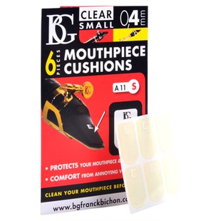 法国BG中音次中音高音萨克斯牙垫单簧管牙垫黑管笛头贴胶黑色透明