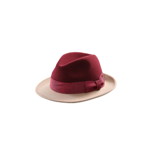 【官方正品】Christys'百年皇室品牌 羊毛经典Trilby爵士帽男