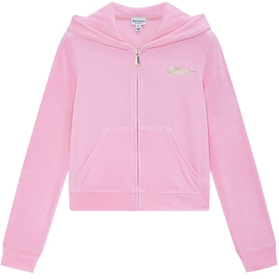 JuicyCouture橘滋刺绣丝绒外套