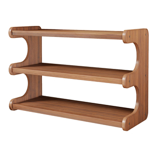 实木桌面书架学生书桌收纳架子桌上收纳置物架家用桌上多层小书柜