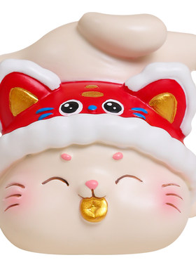 创意办公室招财猫小摆件
