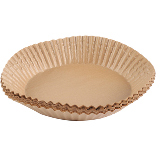 空气炸锅家用吸油纸盘圆形食物专用硅油纸托烘焙烤箱用锡纸耐高温