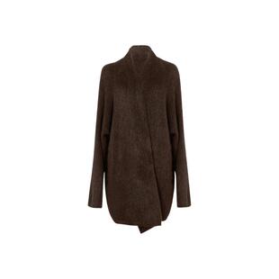 TU云巅絮语100牦牛绒拉绒针织开衫琥珀流光疗愈感无性别主义外套