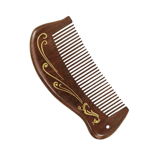 黑金檀香木梳礼盒木梳子女士专用防静电送闺蜜母亲生日礼物节日礼