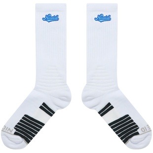 NICEID NICE球员版篮球袜毛巾底防滑包裹精英运动袜【字母LOGO】