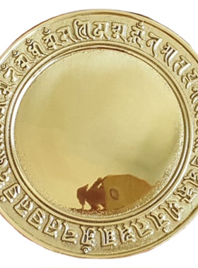 纯黄铜家用中式风准提镜